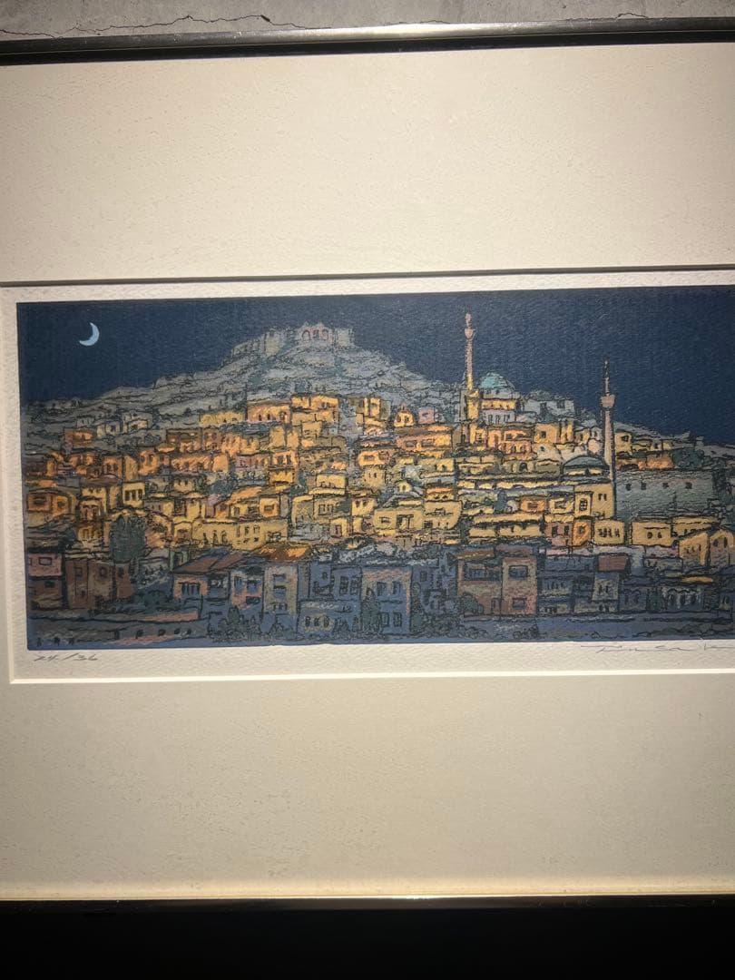 現代アート【夜景】lithograph 限定36