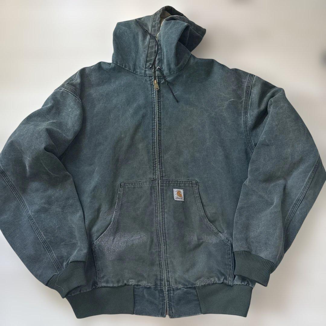カーハート　アクティブジャケット　モスグリーン　デトロイト　サンタフェ