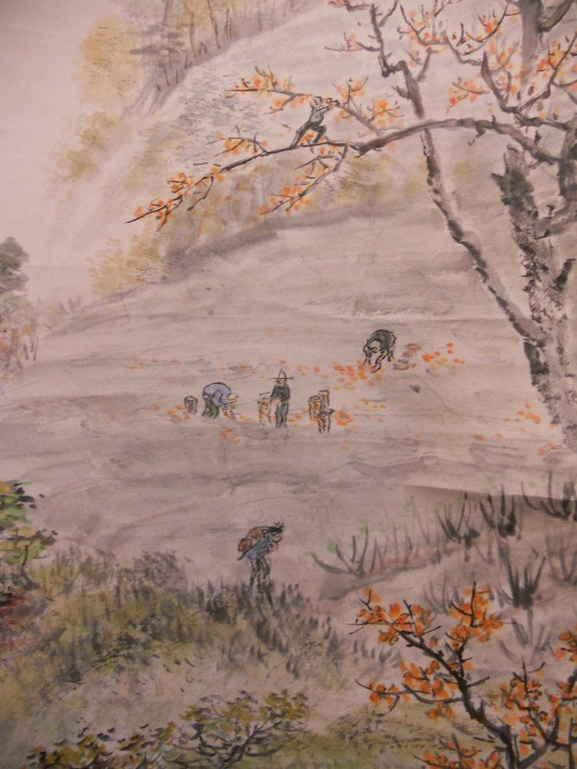 掛け軸 耕寿 秋谿好日 紙本 希少 軸装 茶道具 掛軸 美品 です。