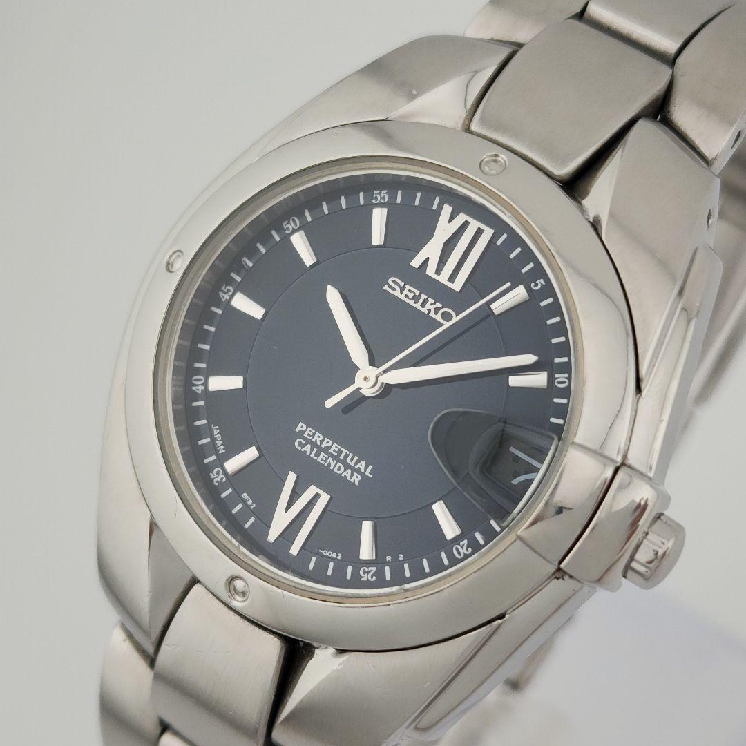 ​電池交換・カレンダー設定済セイコー パーペチュアル 8F32-005A 稼働品