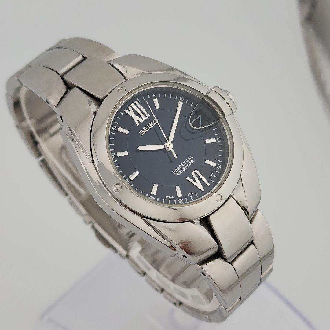 ​電池交換・カレンダー設定済セイコー パーペチュアル 8F32-005A 稼働品