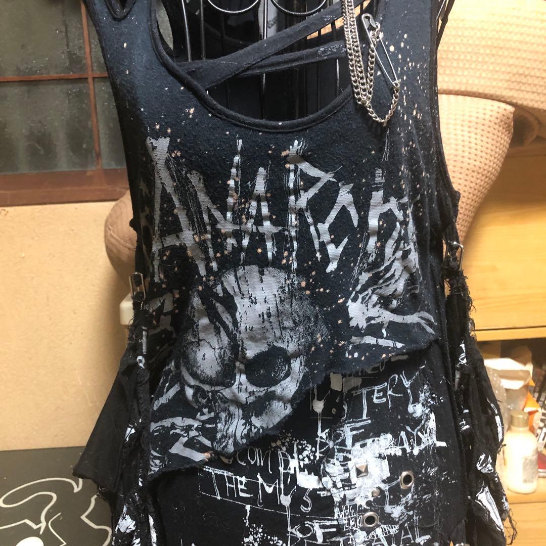 h.ANARCHY アームカバー付きノースリー