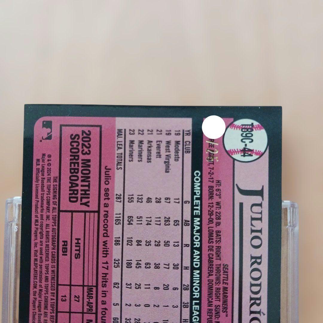 フリオ　ロドリゲス直筆カード