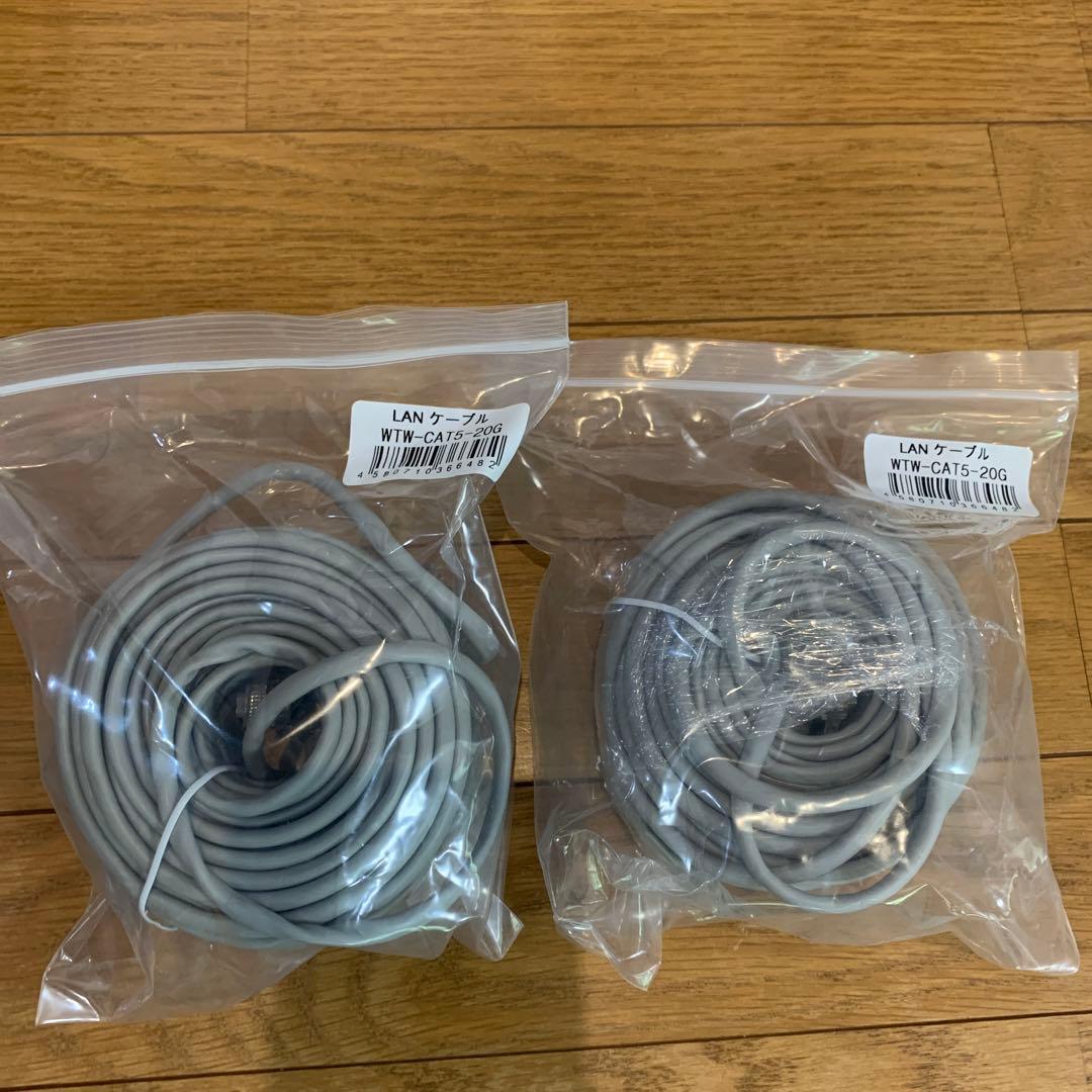 【新品8.4万円分一式　官公庁採用防犯カメラセット一式 有線2TB塚本無線