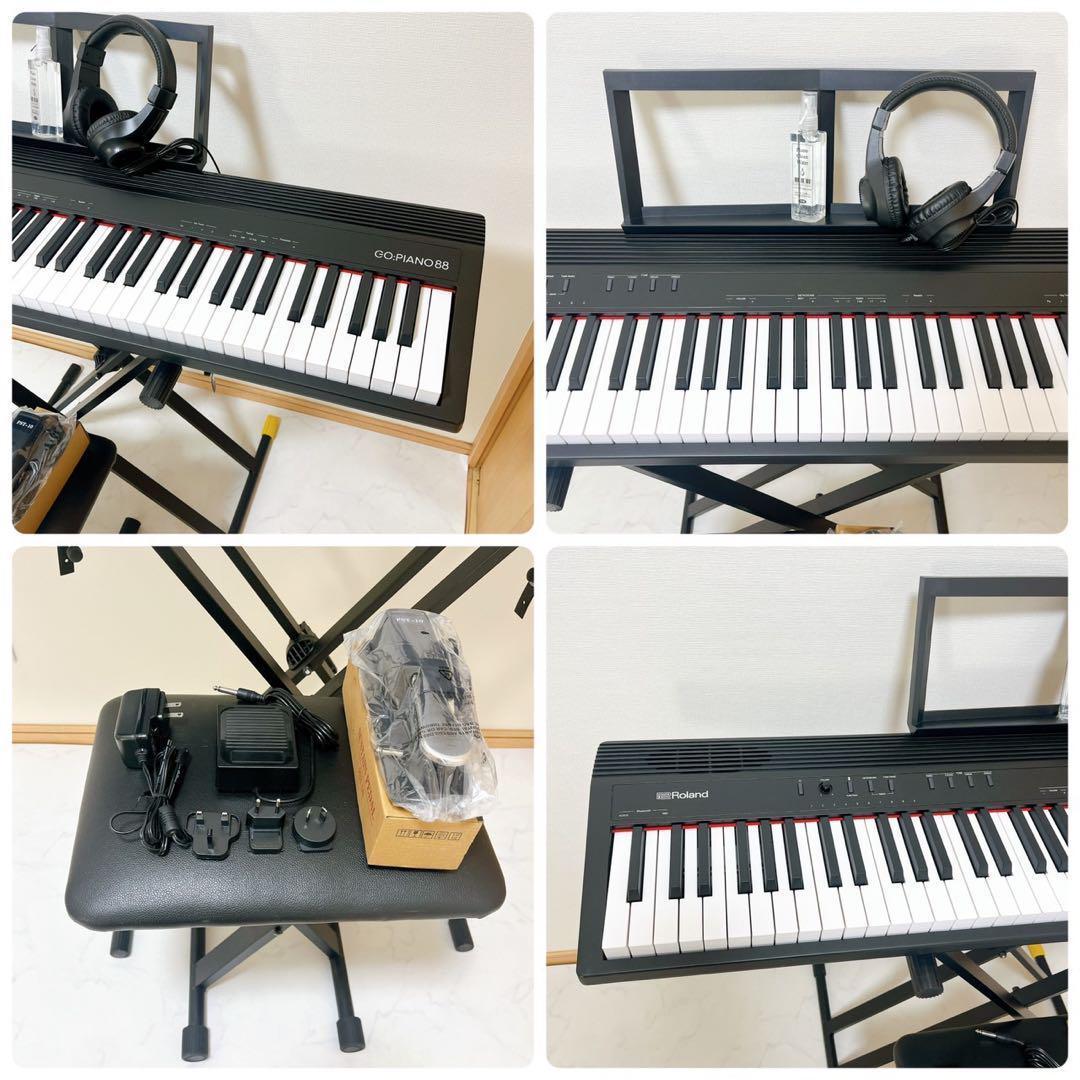 未使用級✨️2024年製 電子ピアノRoland GO-88P 付属品多数✨