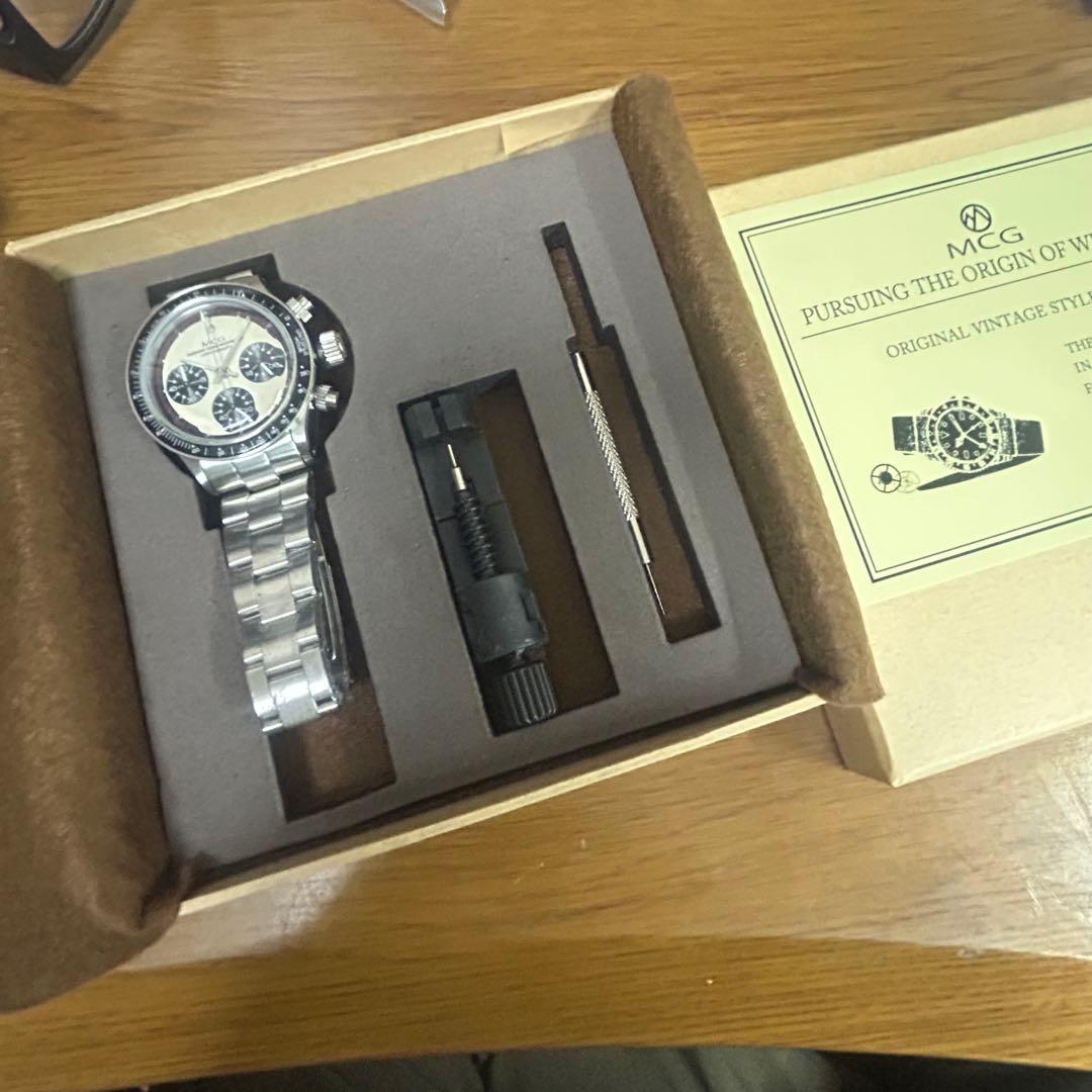 ◇■アンティークMCGクロノ腕時計VK63