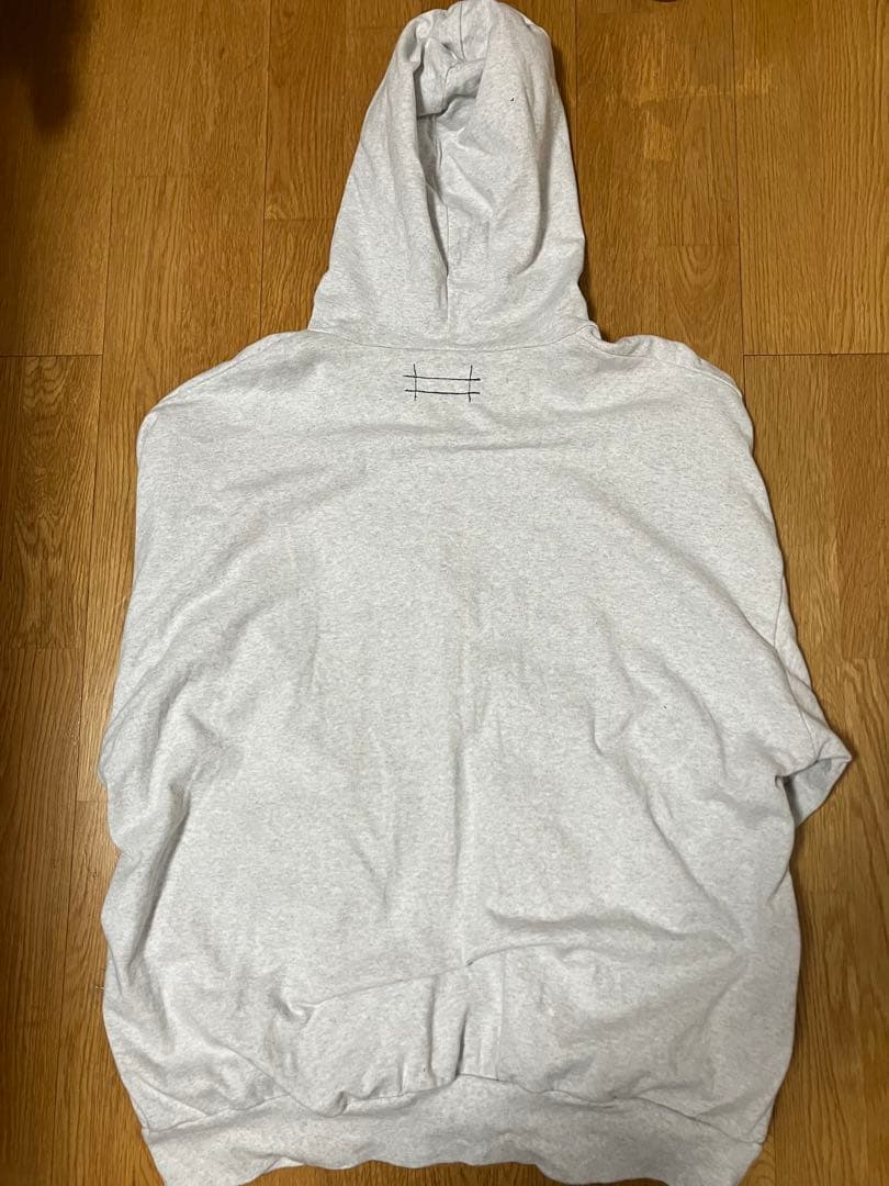 CAHLUMN グレー ダブルジップパーカー XXL 長谷川昭雄