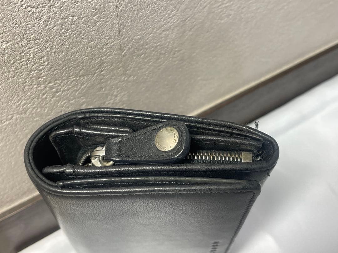 希少　極美品オールドコーチ 二つ折り財布　レザー カードケース