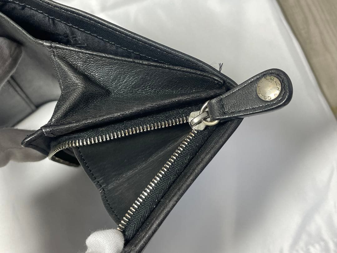 希少　極美品オールドコーチ 二つ折り財布　レザー カードケース