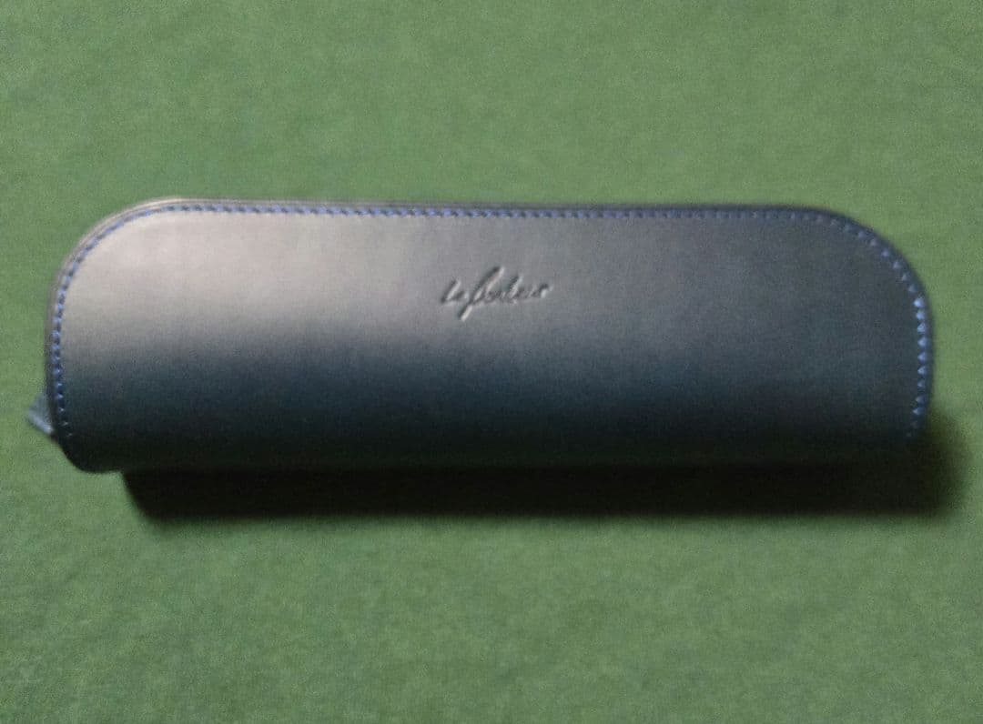 ルボナー デブペンケース ブルーステッチ ブッテーロ