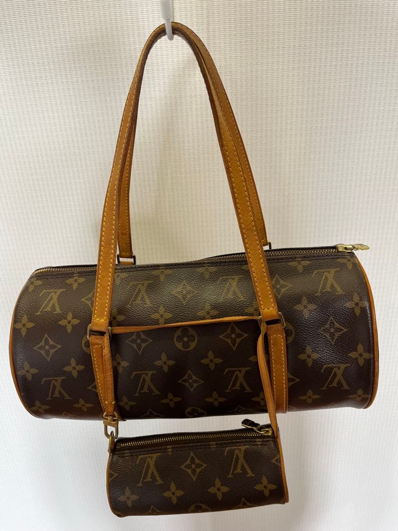 ルイヴィトン パピヨン30相当 ハンドバッグ ポーチ付