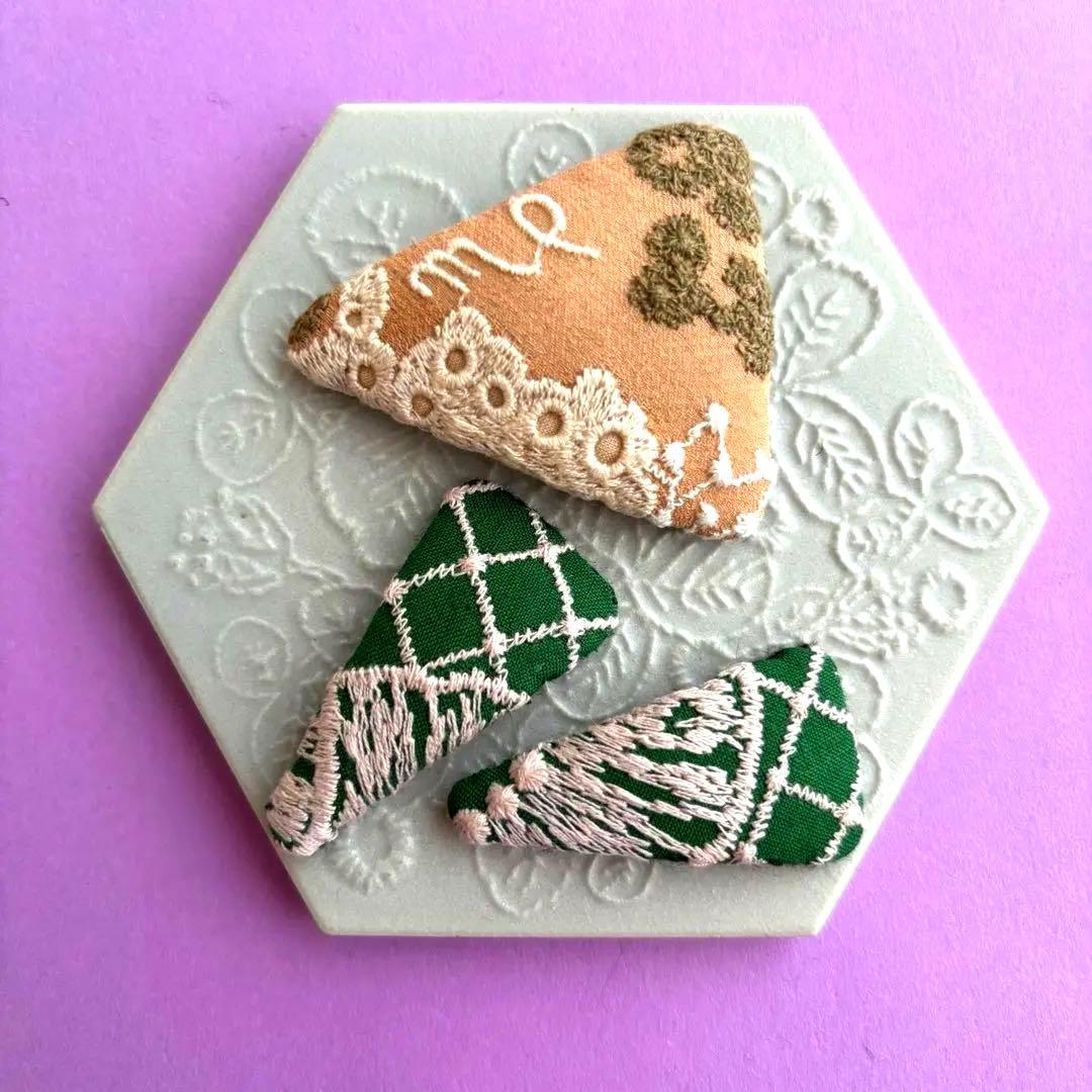 ミナペルホネン ハンドメイド パッチンどめ アクセサリー