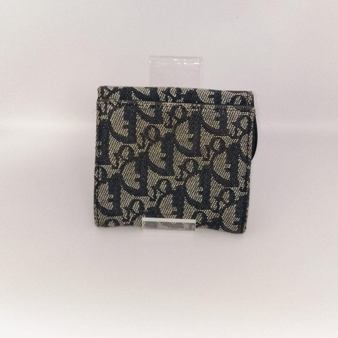 Dior トロッター サドルウォレット コンパクト キャンバス ダブルホック