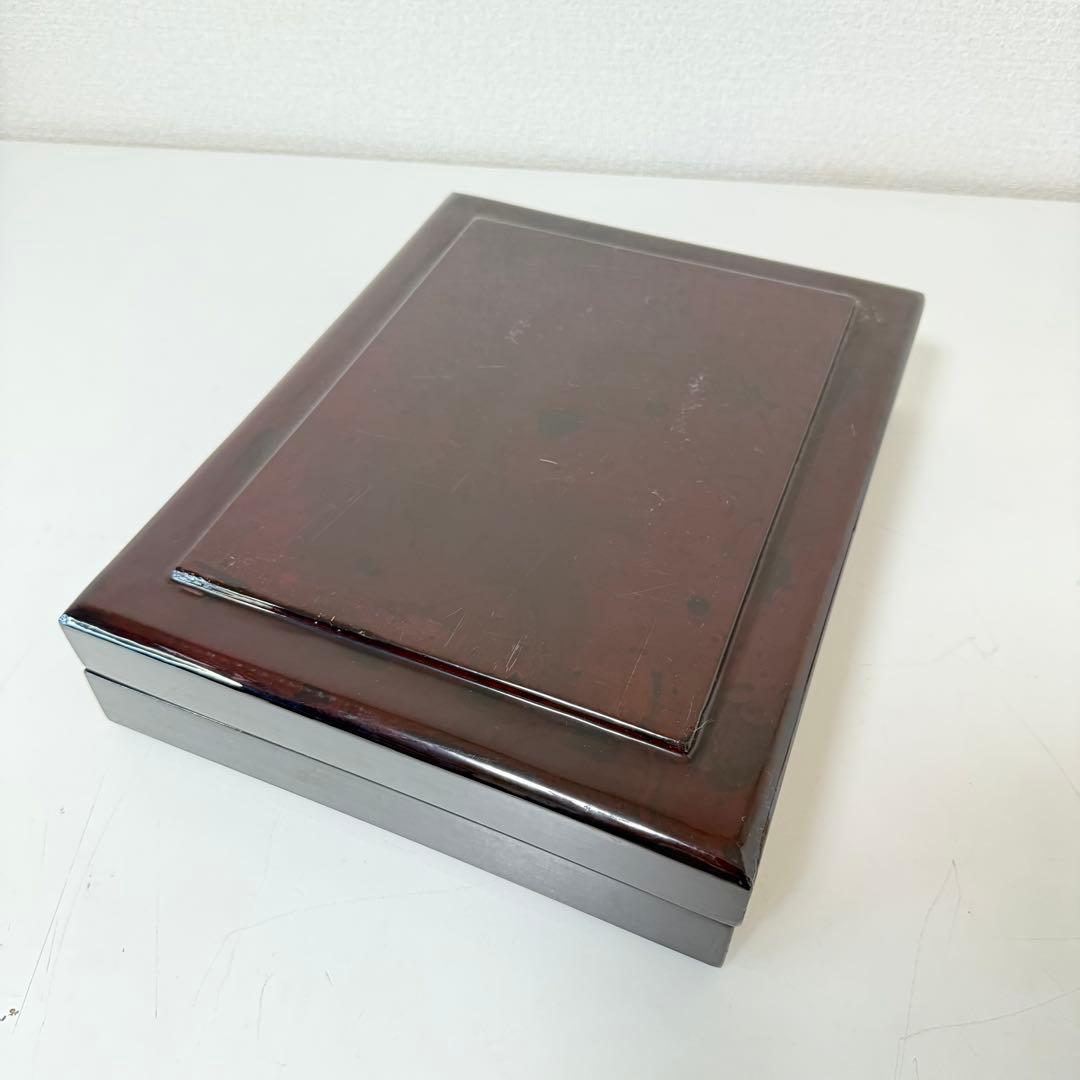 彫刻硯箱と書道具セット