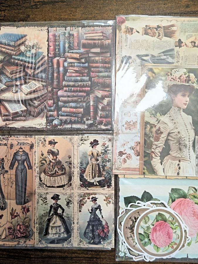 【まる】お裾分けファイル＆大量海外紙物素材Ⅰ＆Ⅱ