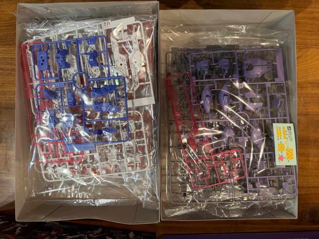 【中古・未組立品】HGUC ムーンガンダム、バルギル ２個セット