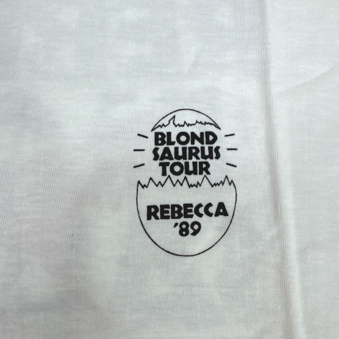 未使用 REBECCA BLOND SAURUS ツアーTシャツ '89