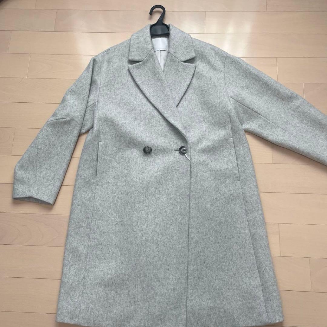 ガリャルダガランテ ウールビーバー チェスターコート ライトグレー