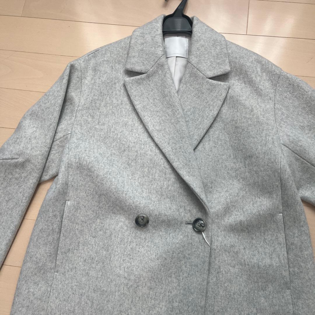 ガリャルダガランテ ウールビーバー チェスターコート ライトグレー