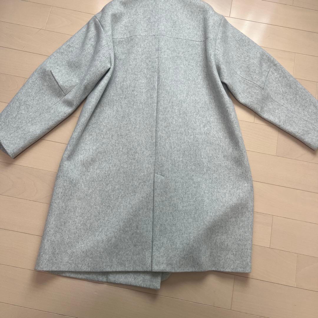 ガリャルダガランテ ウールビーバー チェスターコート ライトグレー