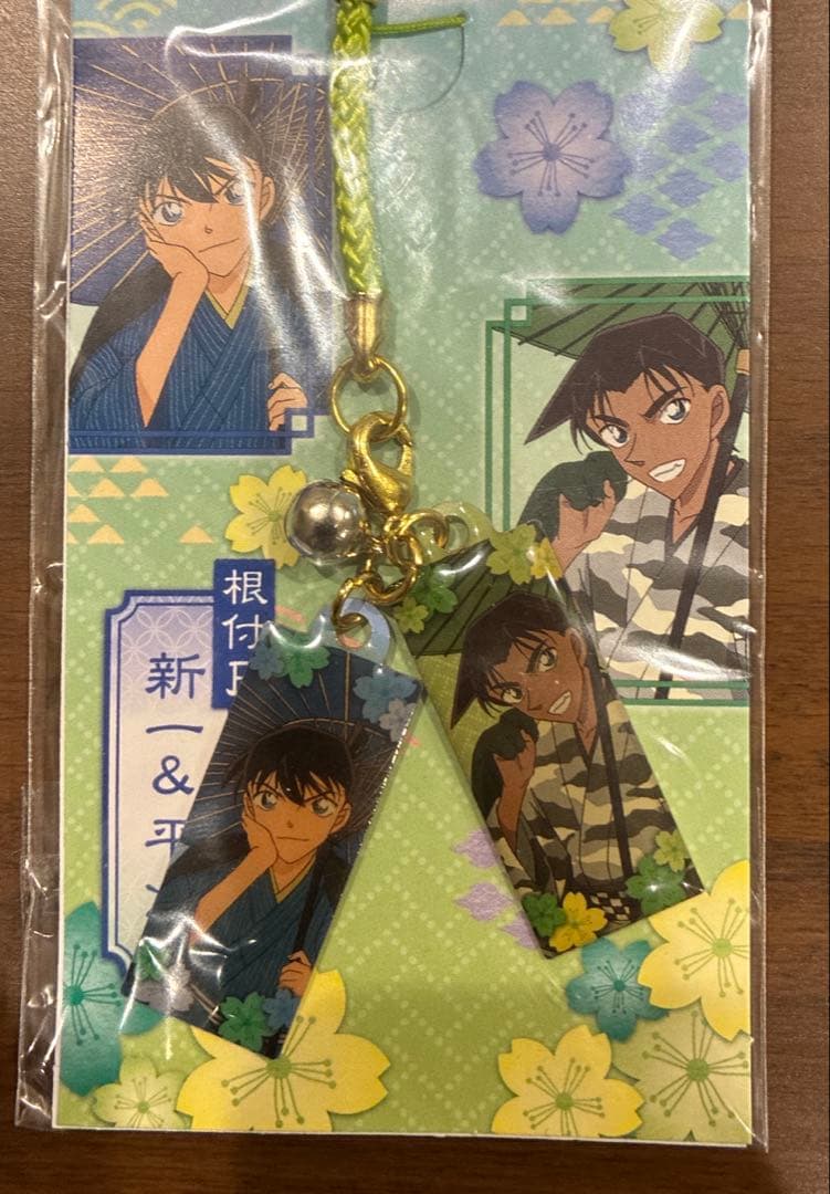 新品未開封　名探偵コナン　工藤新一　服部平次　根付