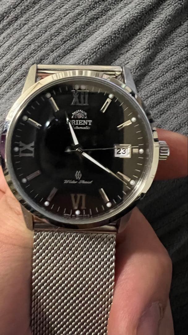 ORIENT 自動巻き 腕時計 ブラック