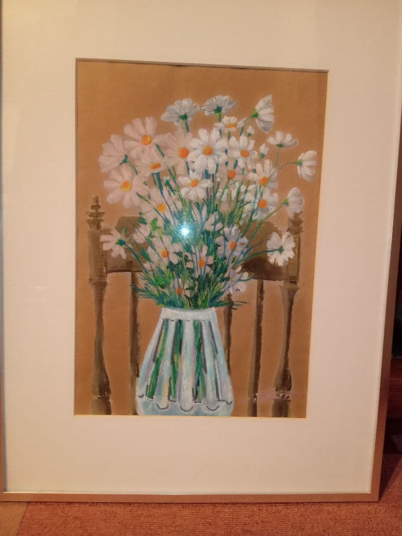 田中秀頴　秋桜子　パステル画