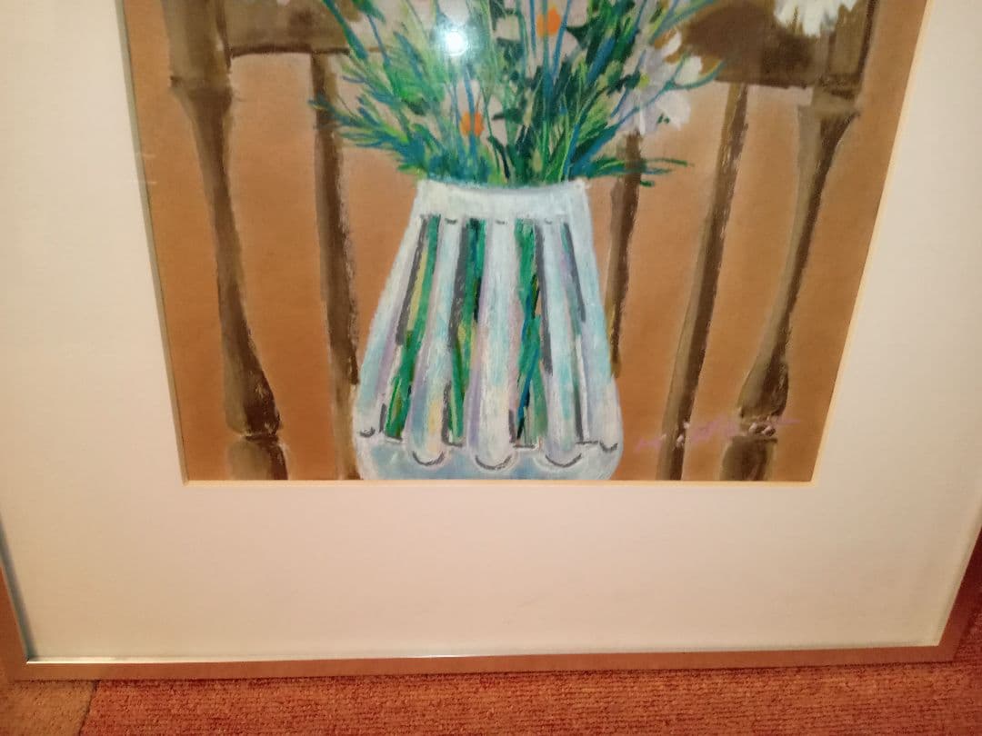 田中秀頴　秋桜子　パステル画