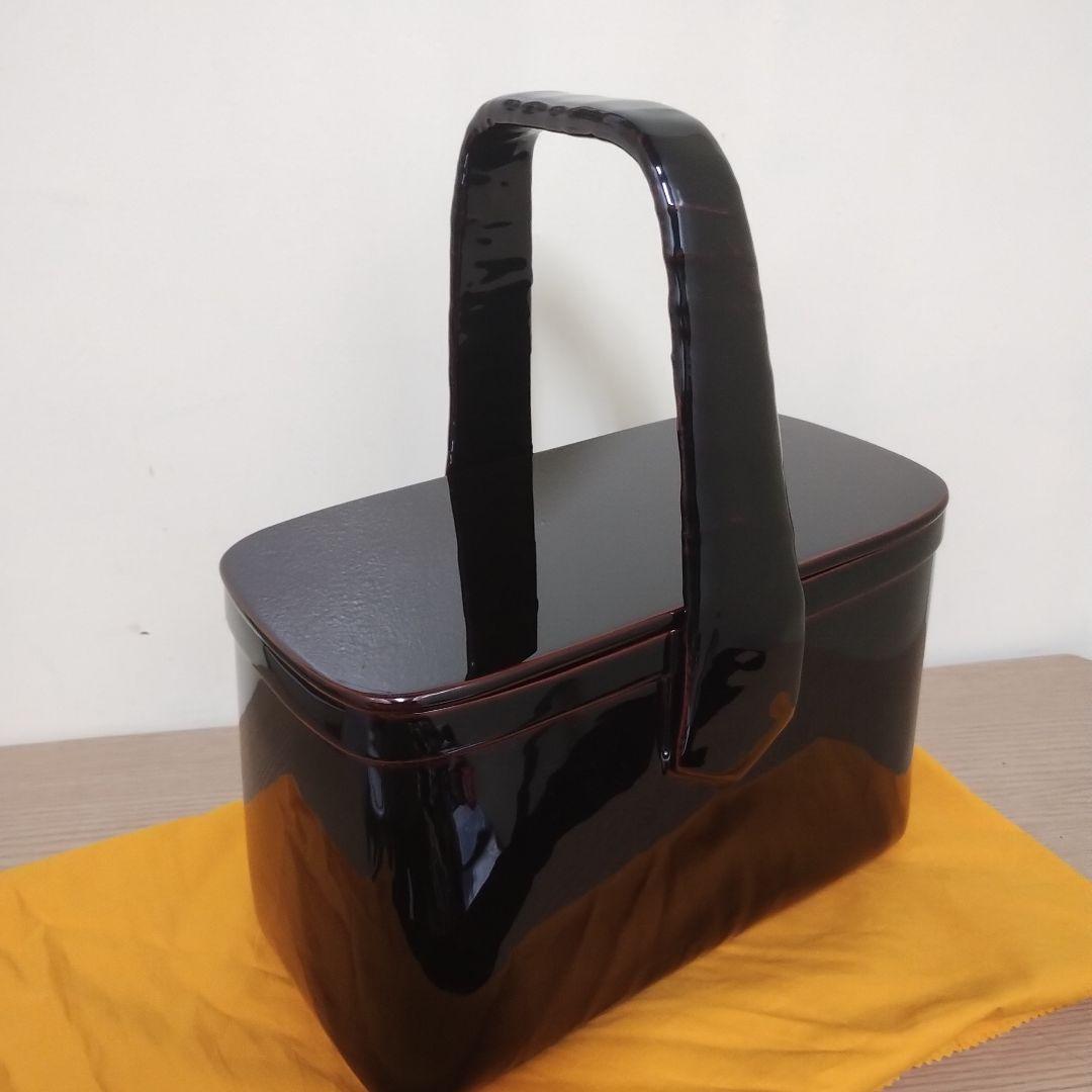 の*ん様 輪島塗 真塗 花入 バッグ 小物入れ