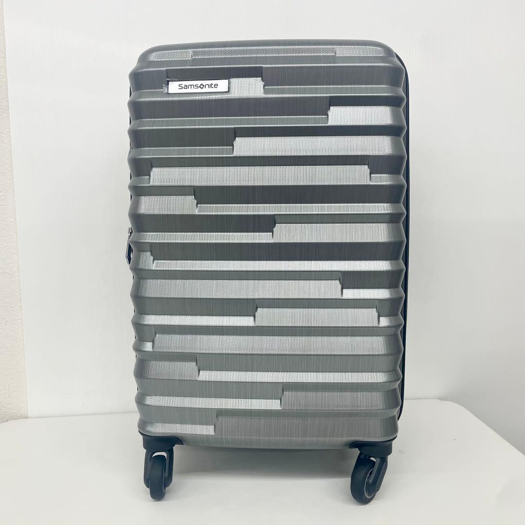 サムソナイト ジッププラス スーツケース 機内持ち込み シルバー