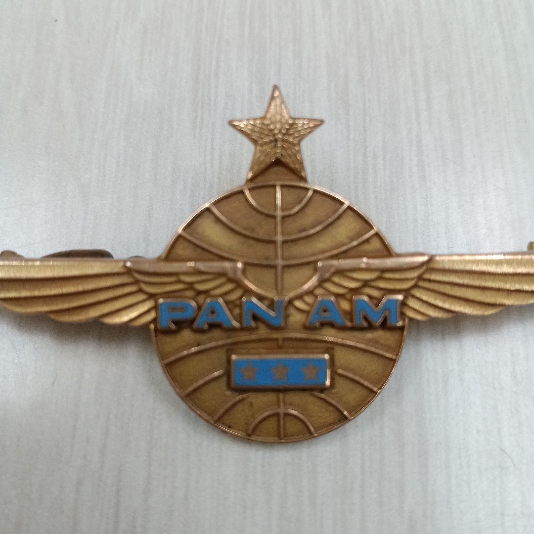 【超レア】パンアメリカン航空 パイロット ウイング ピンバッチ
