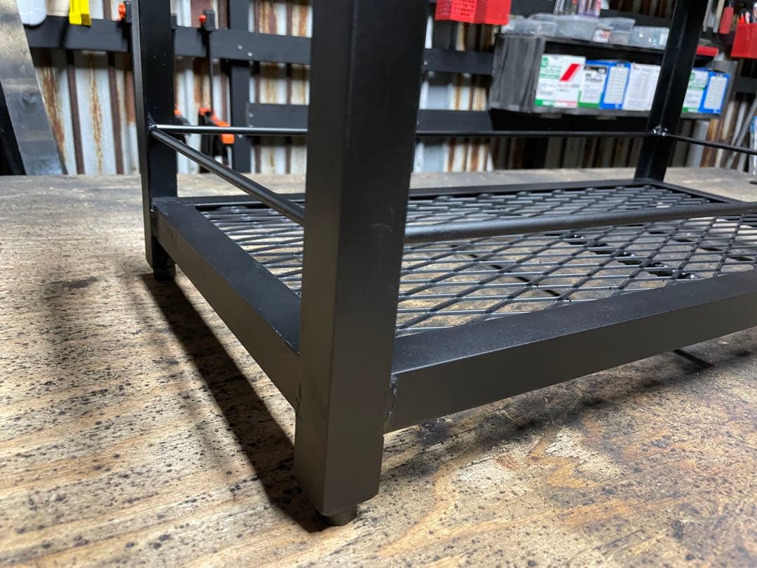 こ*ん様 【特別価格】2段アイアンシェルフ植物棚 600×300×350インダス