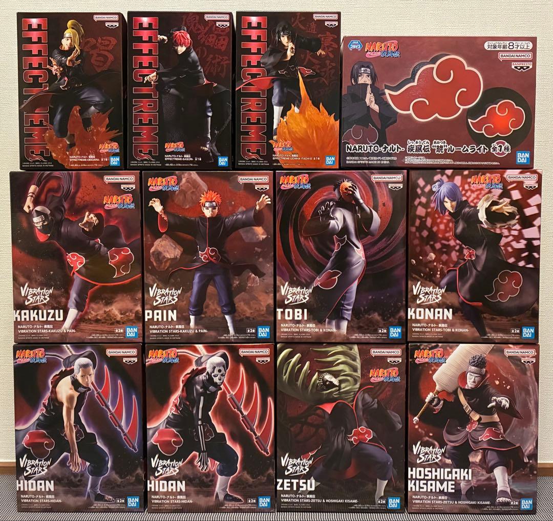 【匿名配送】NARUTO 疾風伝 暁 フィギュア コンプリート12体セット