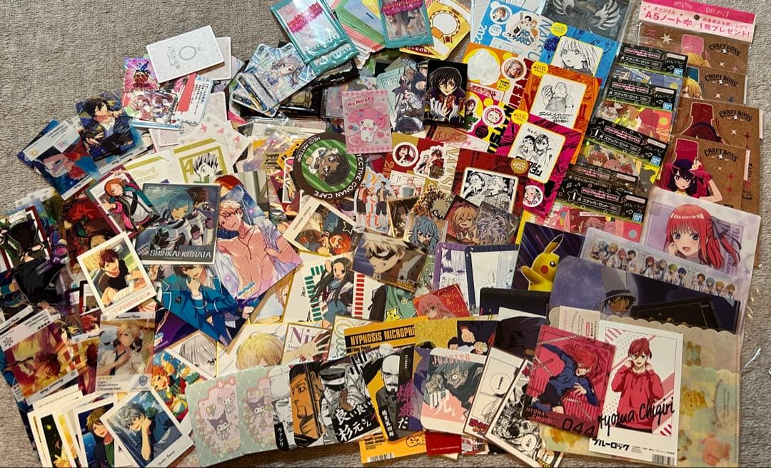 アニメ グッズ カード シール まとめ売り