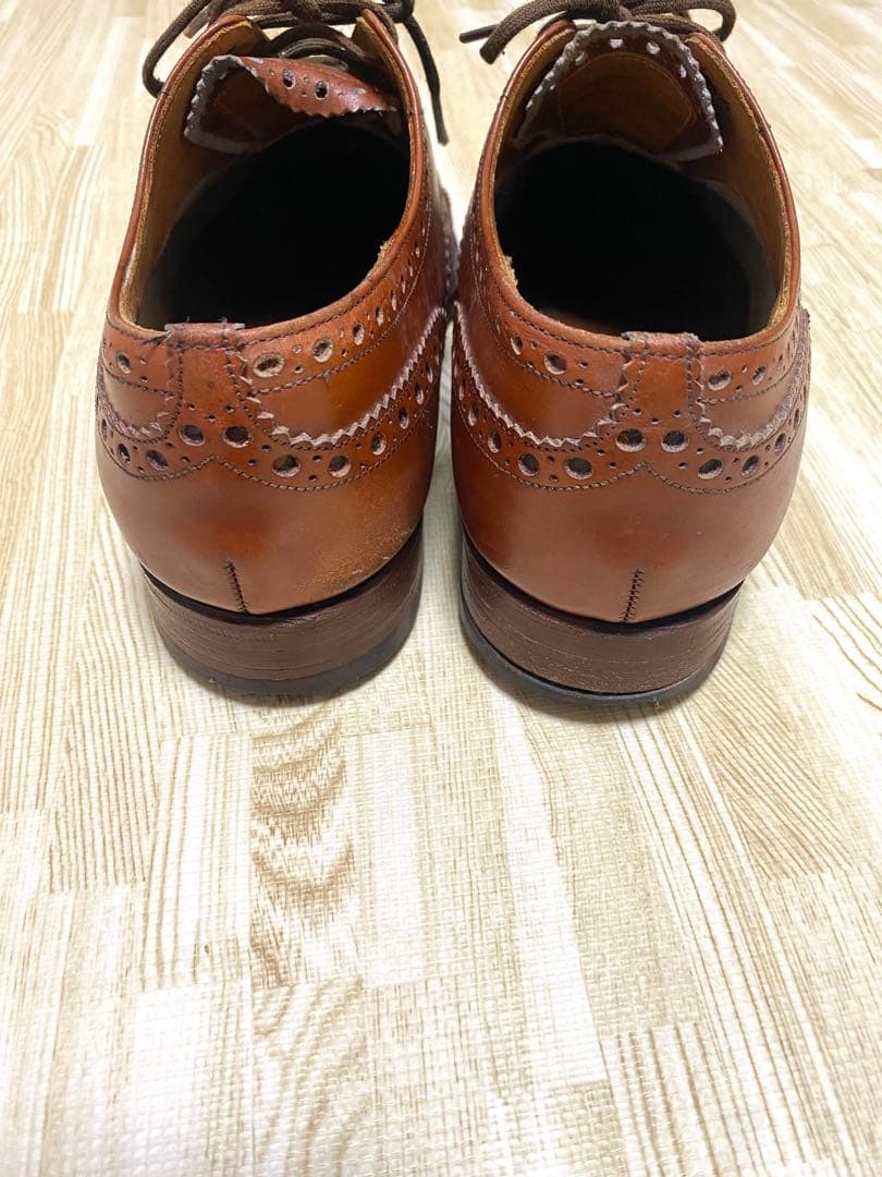 【美品】チャーチ　ブラウンウィングチップ UK7 日本サイズ25.0