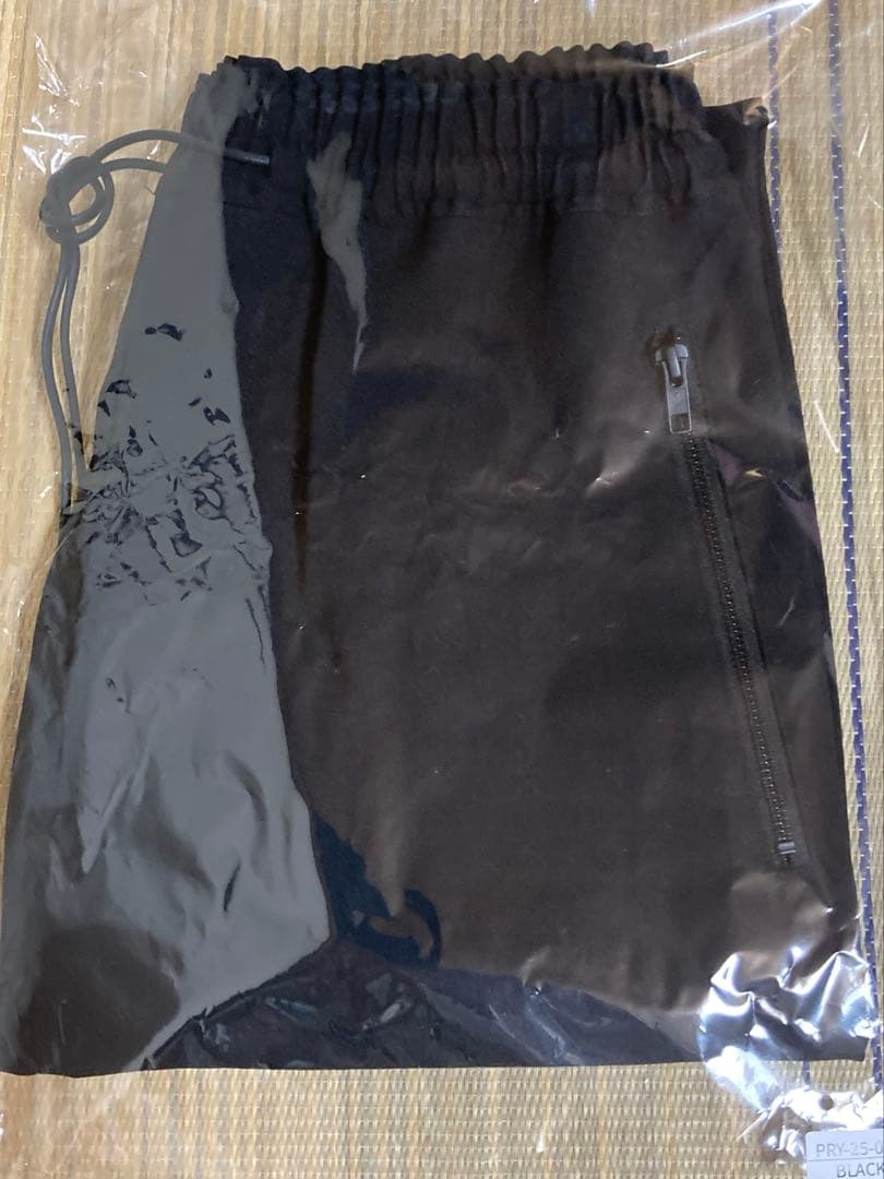 PRY Drawstring Sarouel Zip Pants 【BLACK