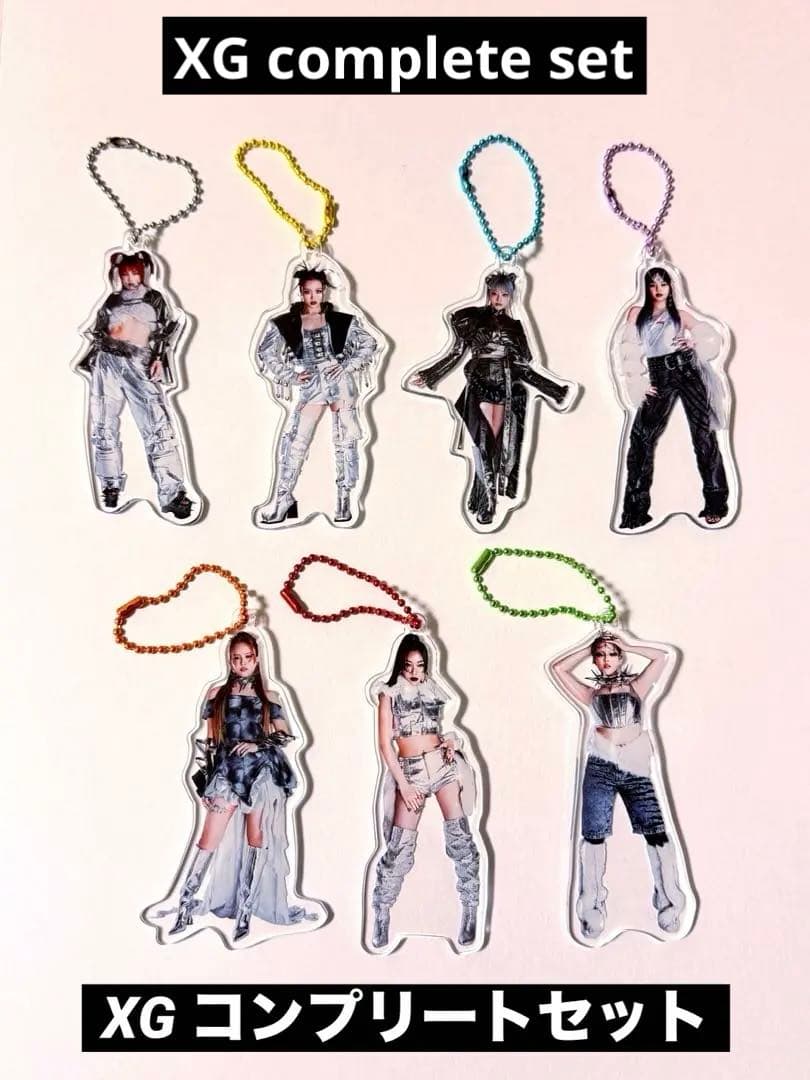 XG コンプセット アクリルキーチェーン TREASURE TROVE04