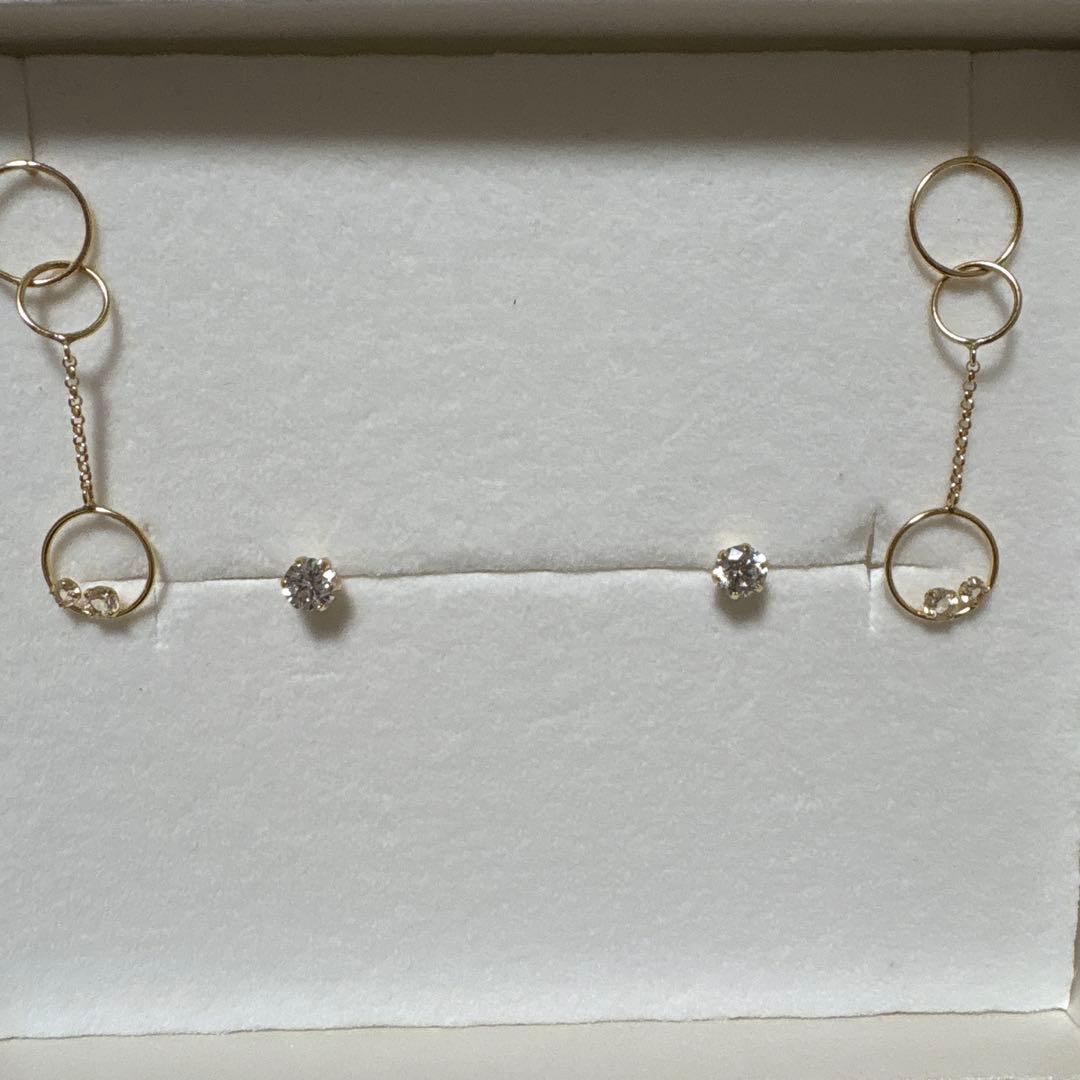 1月5日まで最終価格　お値下げ不可　ベリテ　k18ピアスセット