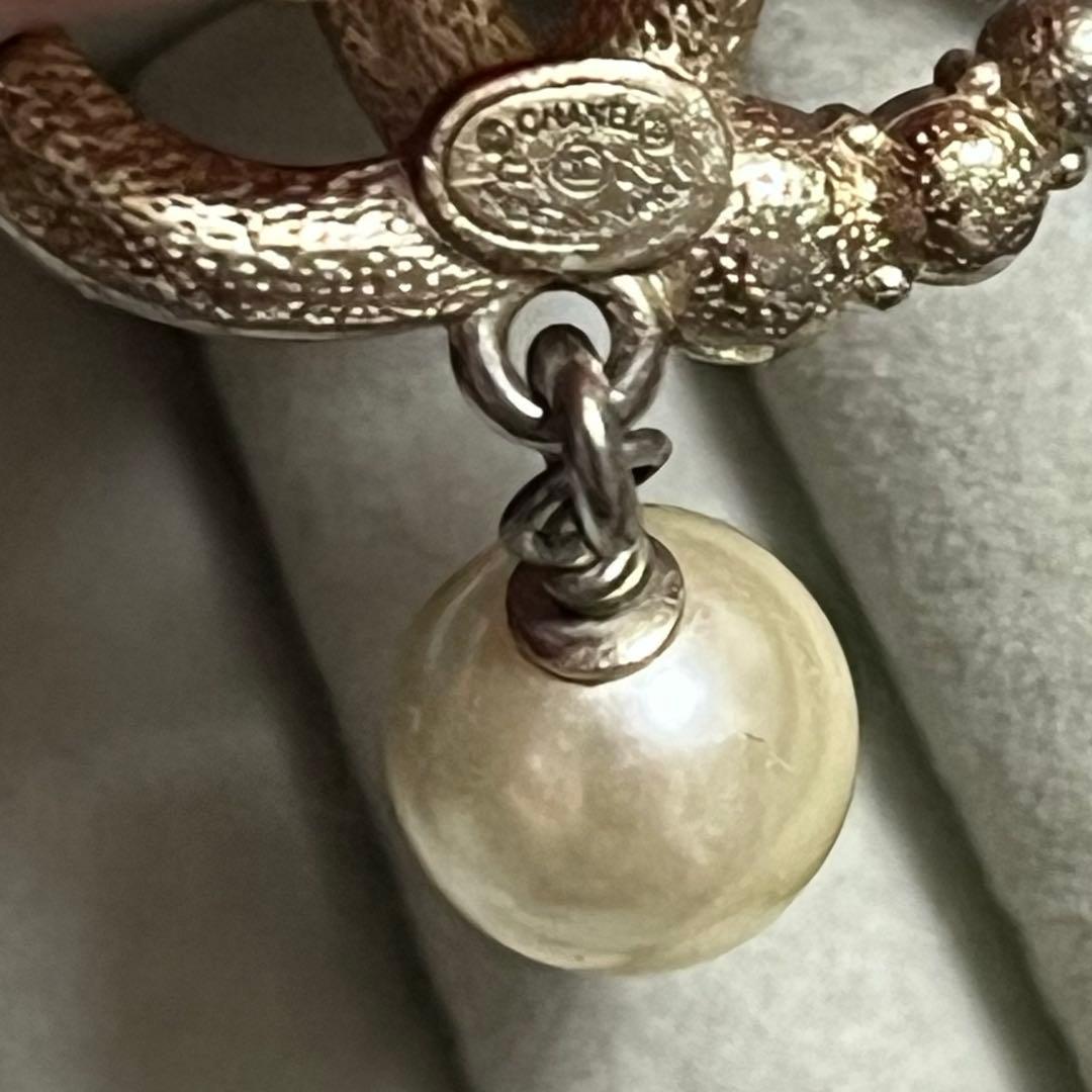 CHANEL CCロゴ パールイヤリング