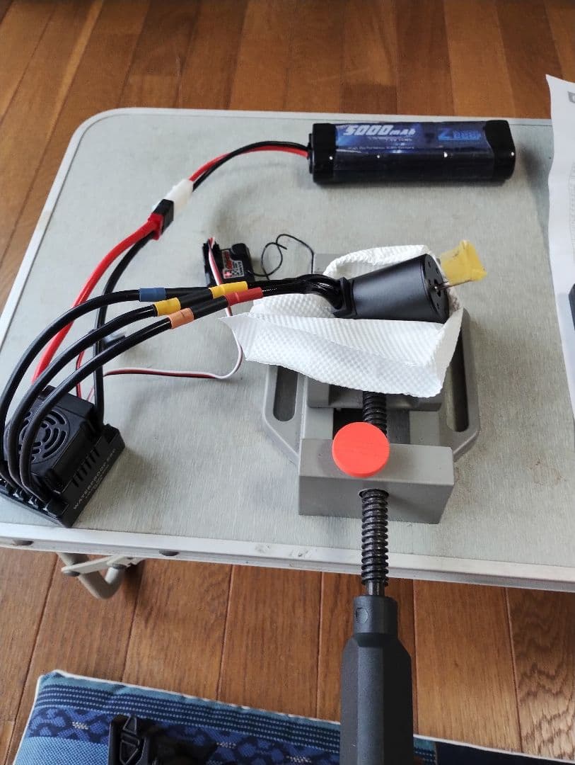 ホビーラジコン用ESC・ブラシレスモーター・プログラミングカードセット