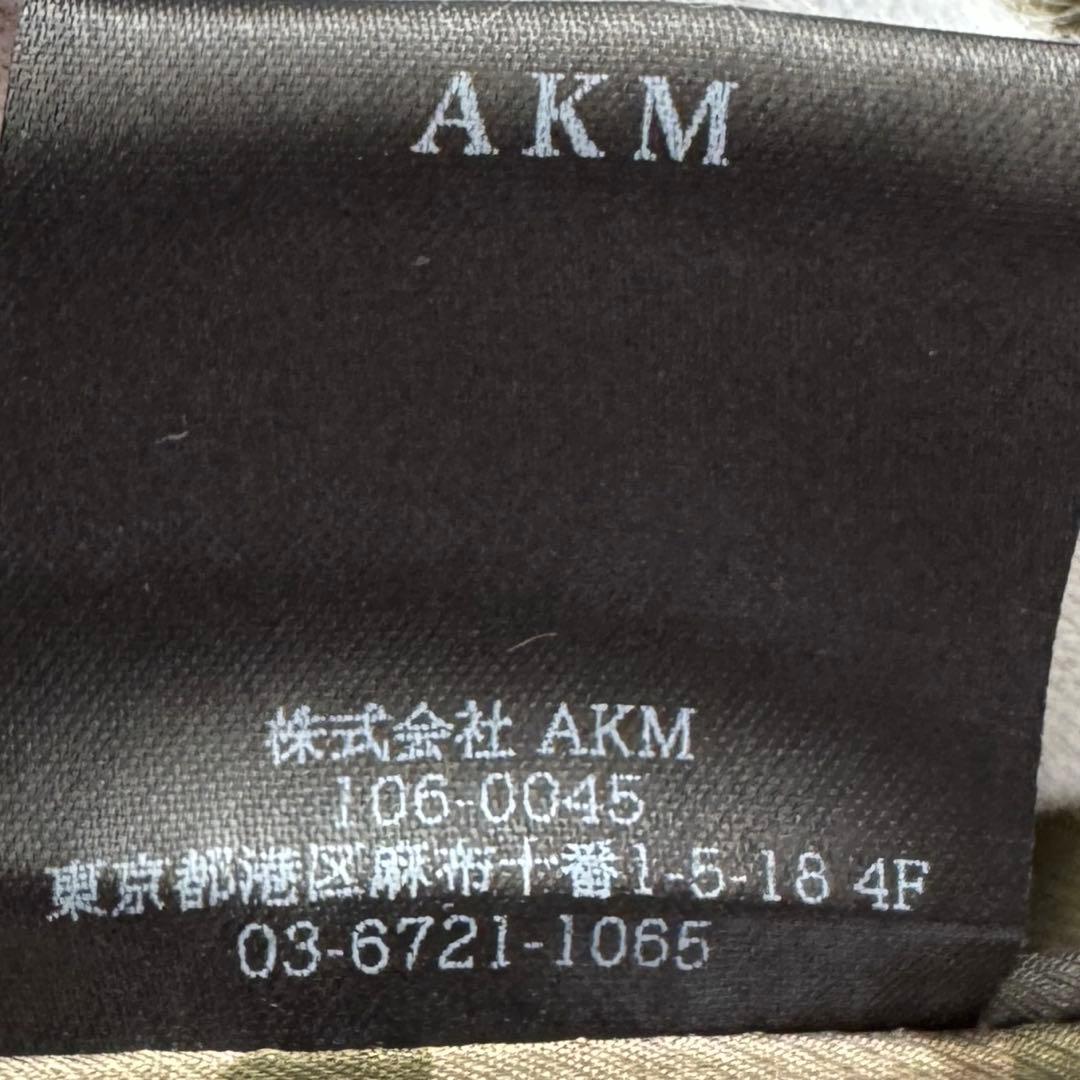 AKM エイケイエム 美レザー ジャケット ライダース 牛革 ネイビー S!!