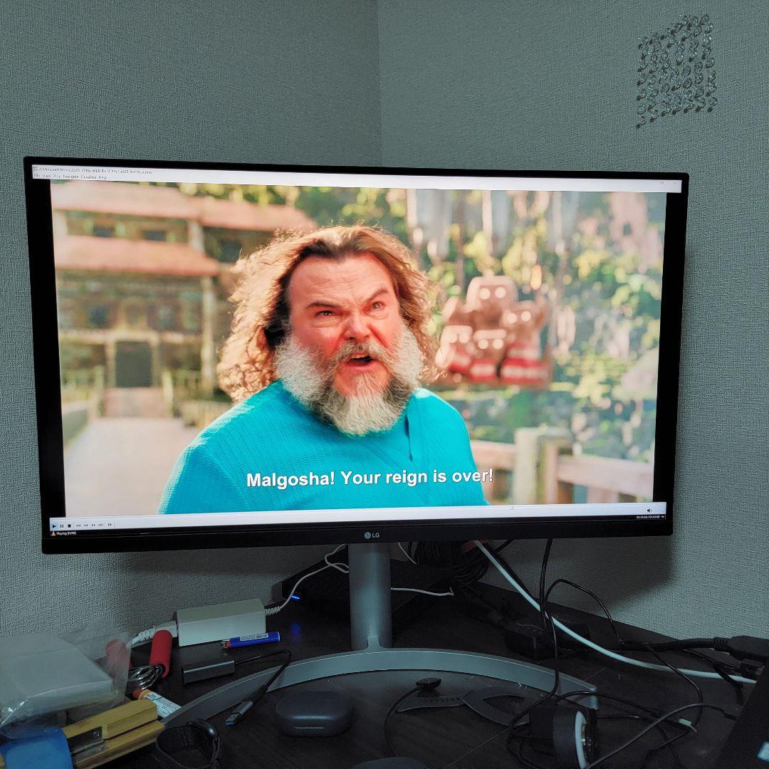 LG フレームレス モニター ディスプレイ 32UN550-WAJP 31.5