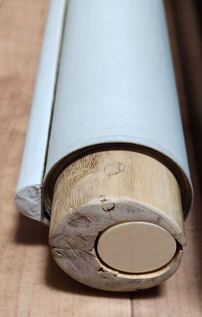 【乙女椿図】福田翠光 2678 共箱二重箱太巻 掛け軸 肉筆