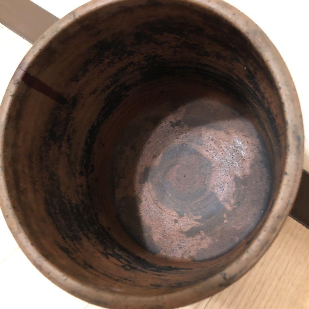 古備前　備前焼 南窯組 大響平治　茶道水指　壺