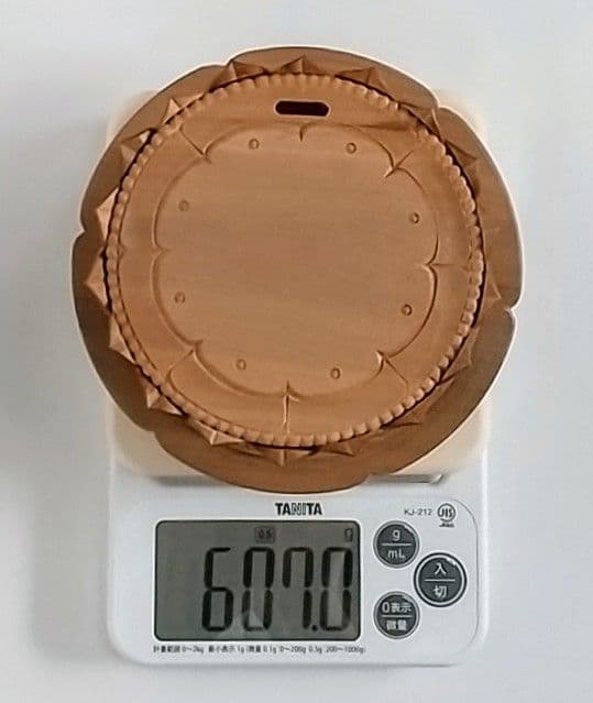 円台座のみ 坐像用#489 ◆白檀 木彫 仏像付属品