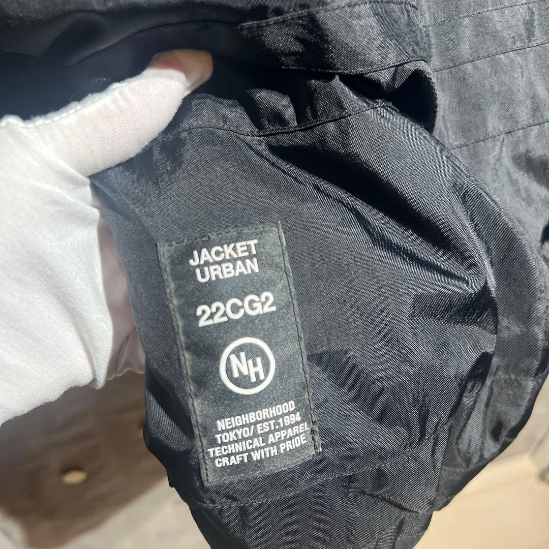 ネイバーフッドNEIGHBORHOOD 黒ブラックフード付きジャケット Lサイズ