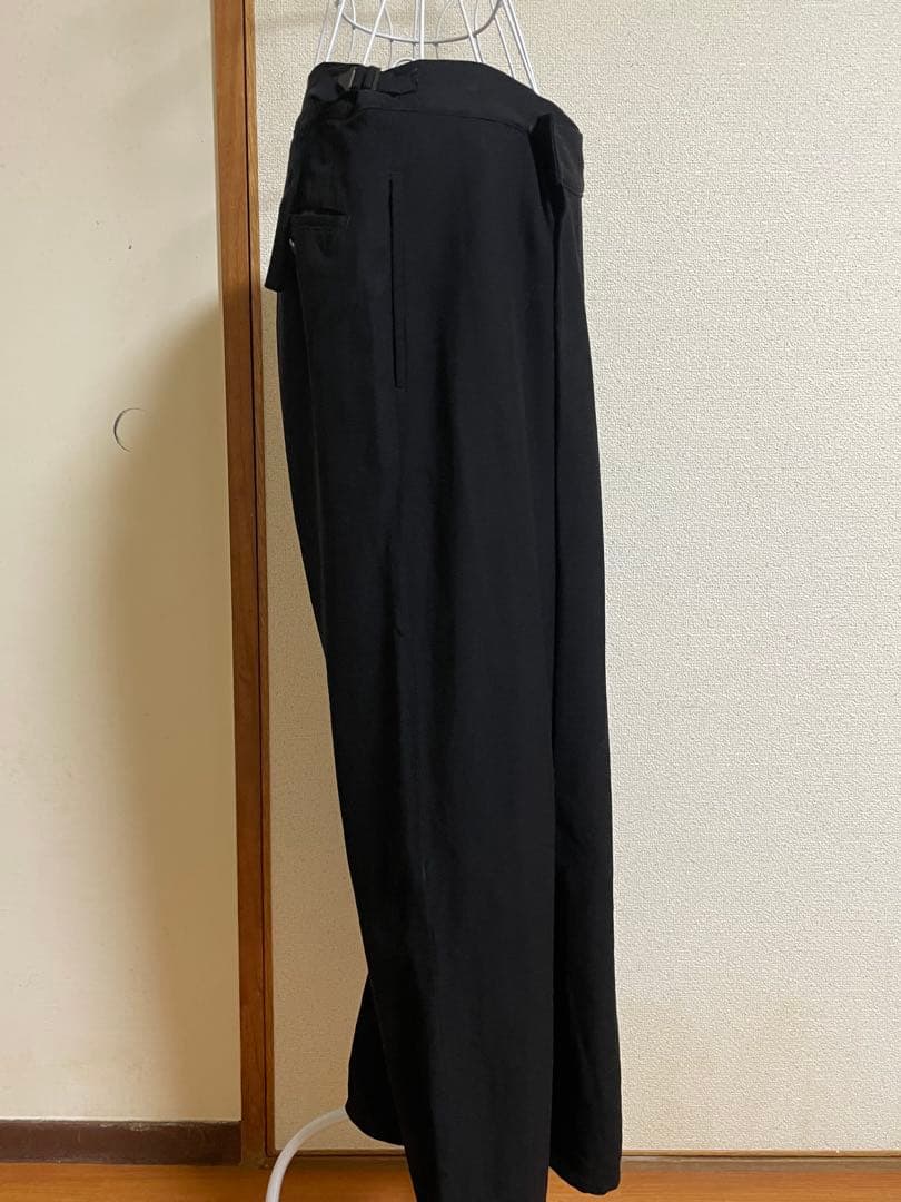 ヨウジヤマモト　リミフゥ　ラップパンツ　ウールギャバジン