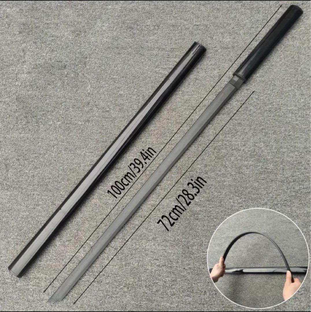 【輸入品】プラスチック製ストレートナイフ、トレーニング用刀 全長約100ｃｍ