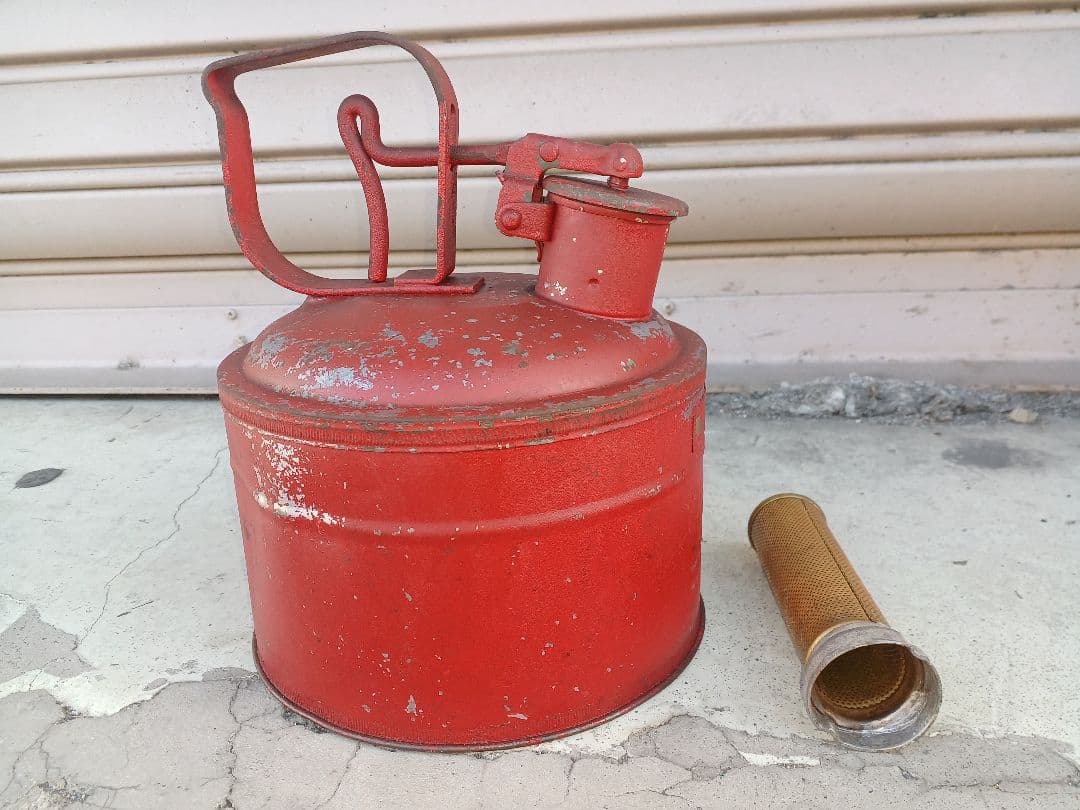 ビンテージ　オイル缶　キャンプ　アウトドア　ガソリン缶　携行缶　アメリカ製