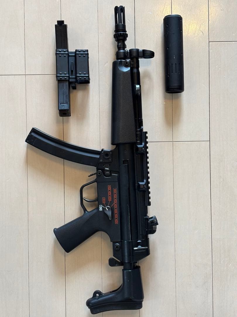 東京マルイ　MP5-Ｊ　サイレンサー　フラッシュハイダー　マウントベース